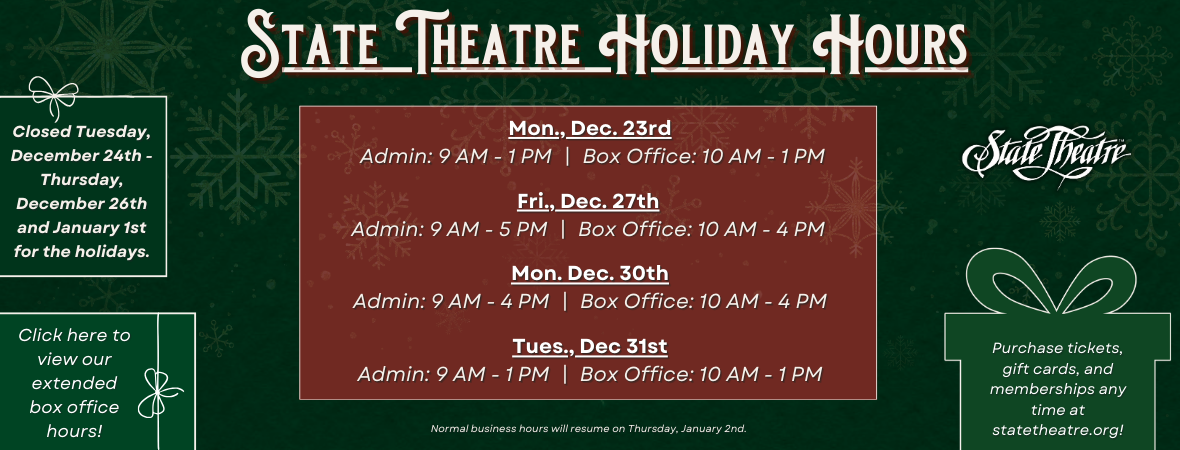 Holiday Hours Web Header